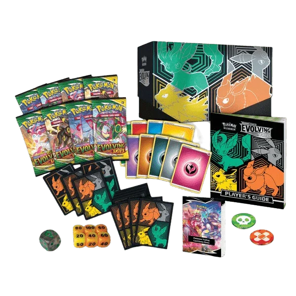 Pokemon TCG - Sword & Shield - Evolving Skies - Elite Trainer Box (Leafeon, Umbreon, Jolteon, Flareon)