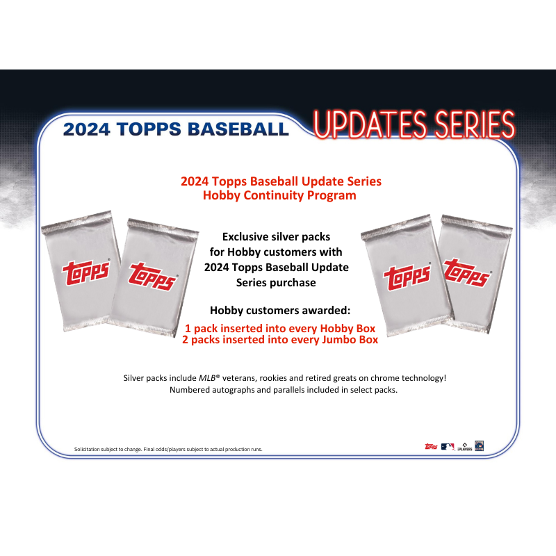 2024 Topps Update Series Baseball Hobby 12 Box Case