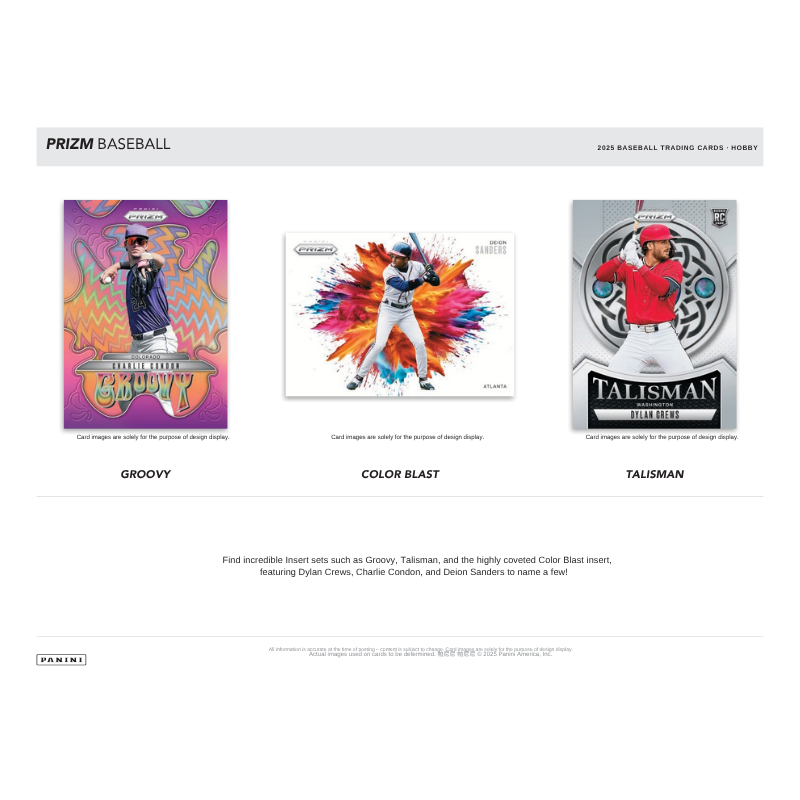 2025 Panini Prizm Baseball Hobby 12 Box Case