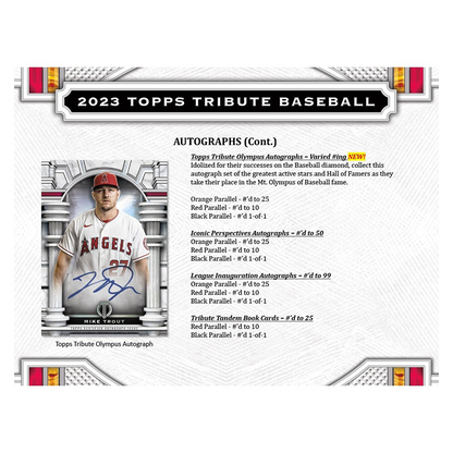 2023 Topps Tribute Baseball Hobby Box