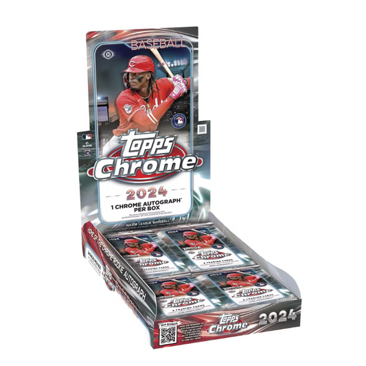 2024 Topps Chrome Baseball Hobby 12 Box Case