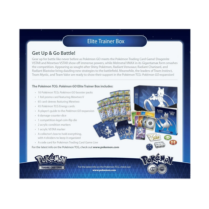 Pokemon TCG - Sword & Shield - Pokémon GO - Elite Trainer Box