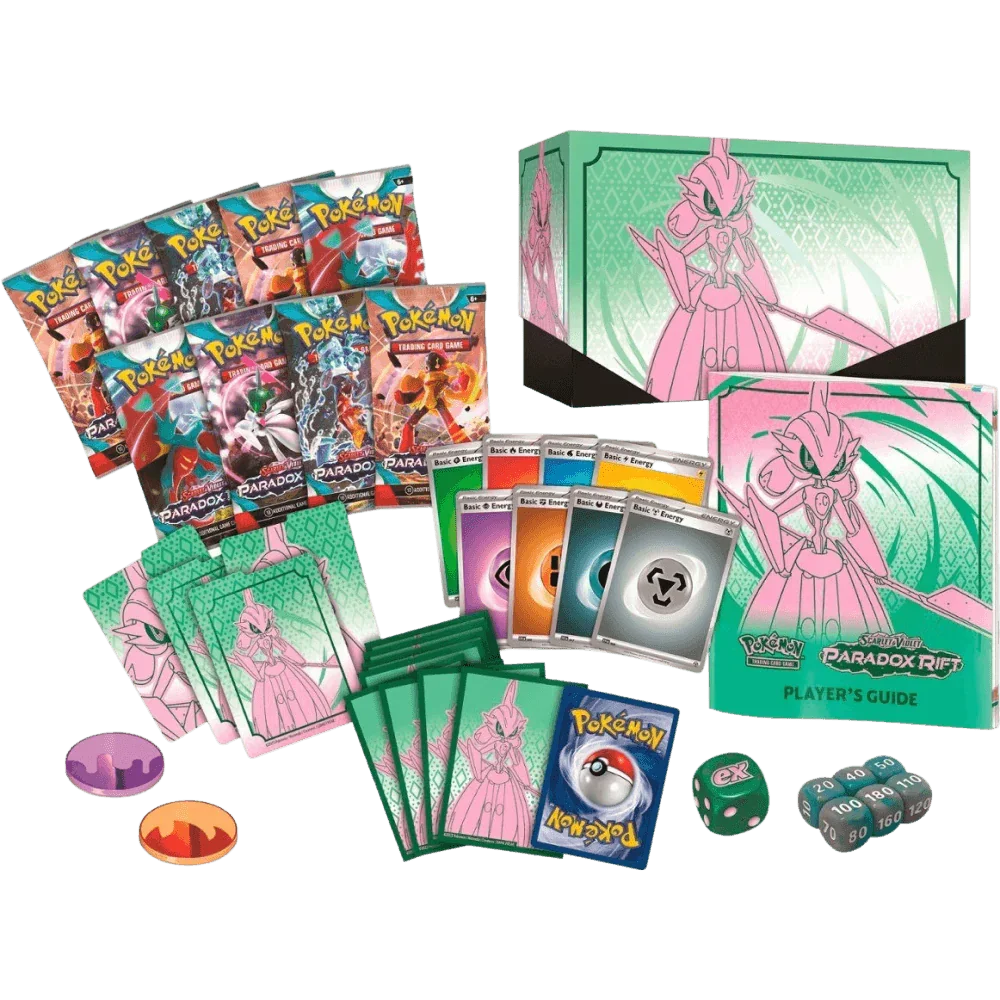 Pokemon TCG - Scarlet & Violet - Paradox Rift - Elite Trainer Box (Iron Valiant)