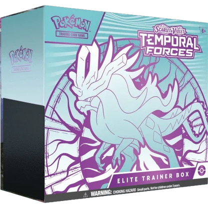 Pokemon TCG - Scarlet & Violet - Temporal Forces - Elite Trainer Box (Walking Wake)