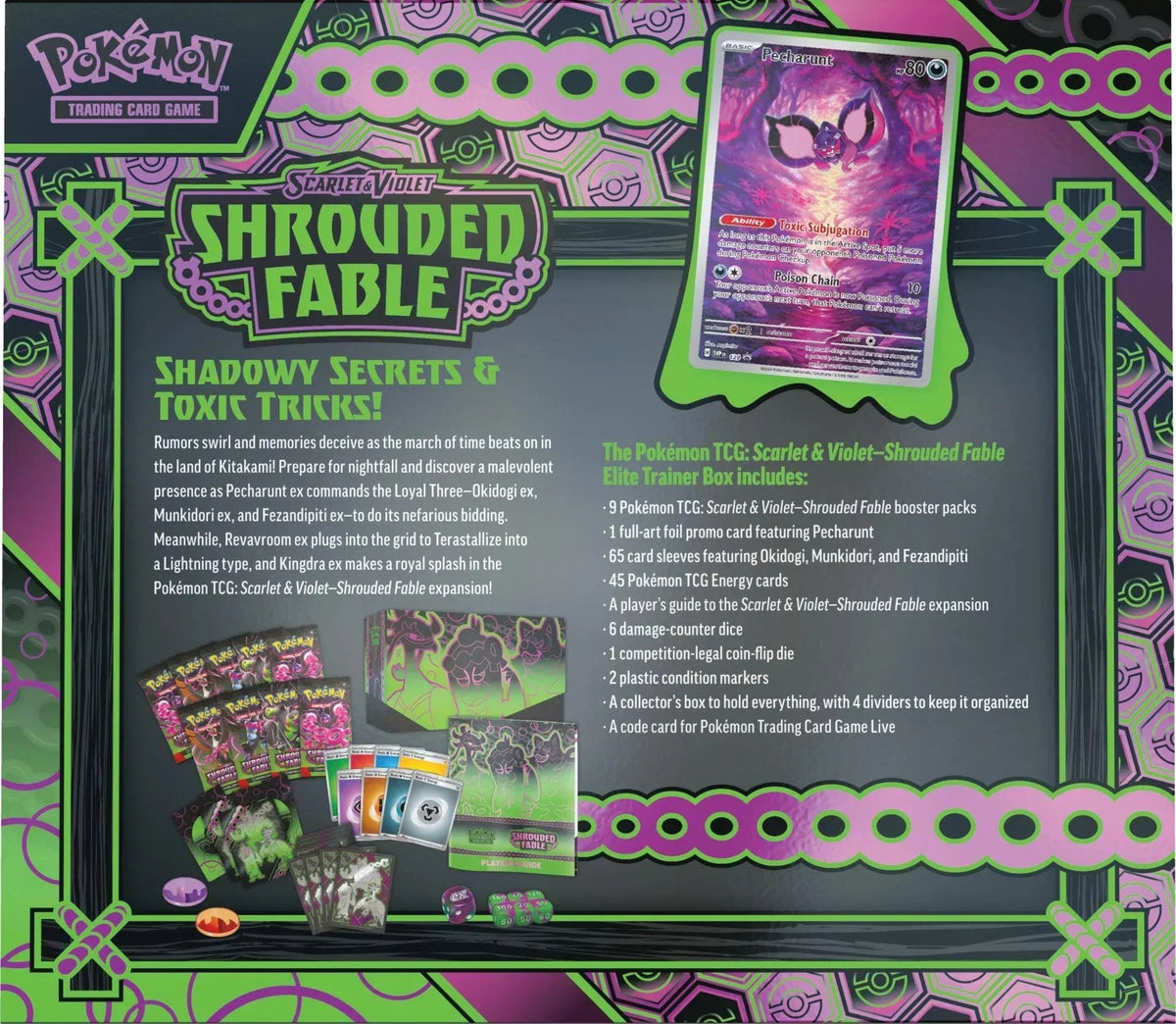 Pokemon TCG - Scarlet & Violet - Shrouded Fable - Elite Trainer Box