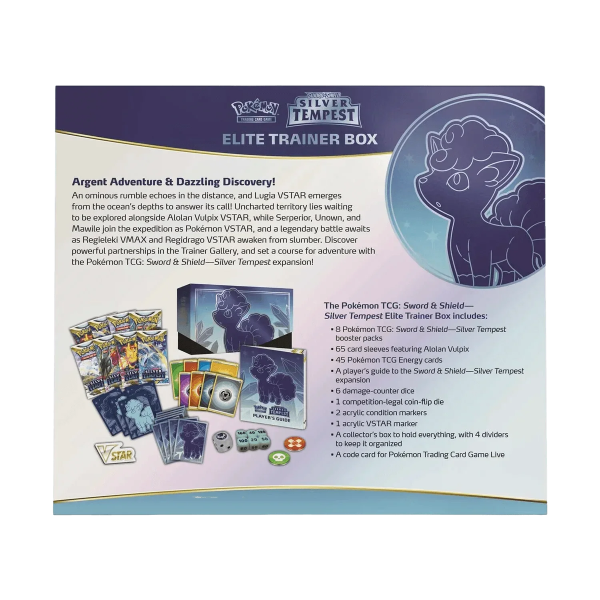 Pokemon TCG - Sword & Shield - Silver Tempest - Elite Trainer Box