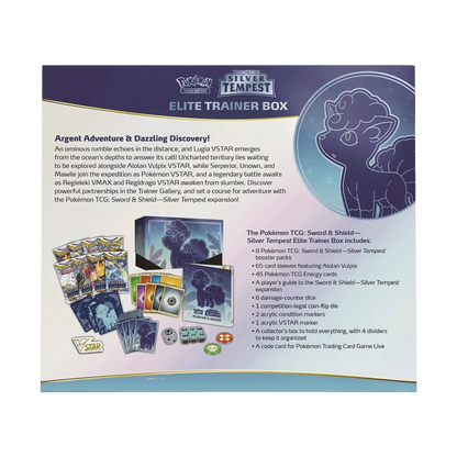 Pokemon TCG - Sword & Shield - Silver Tempest - Elite Trainer Box
