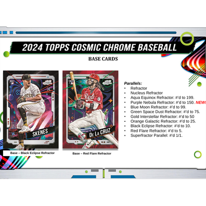 2024 Topps Cosmic Chrome Baseball Hobby Box