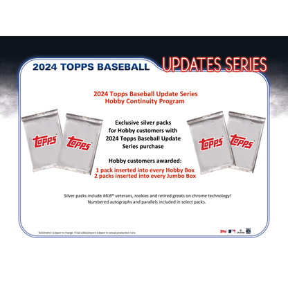 2024 Topps Update Series Baseball Hobby 12 Box Case