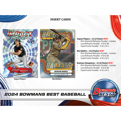 2024 Bowman's Best Baseball Hobby 8 Box Case