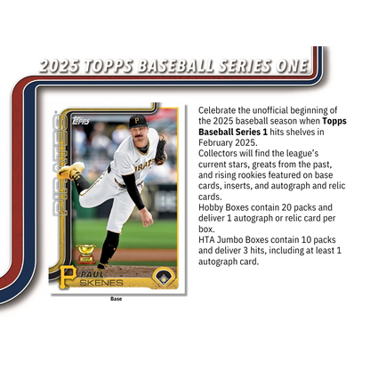 2025 Topps Series 1 Baseball Hobby 12 Box Case