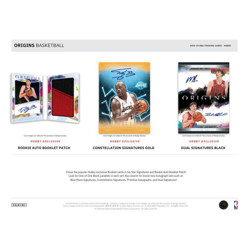 2024/25 Panini Origins Basketball Hobby 12 Box Case