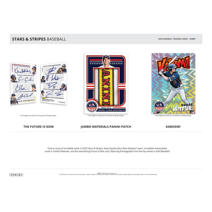 2025 Panini USA Stars & Stripes Baseball Hobby Box
