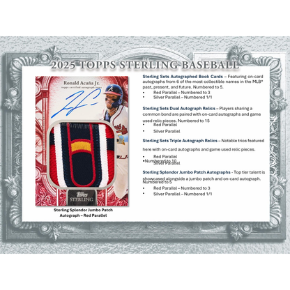 2025 Topps Sterling Baseball Hobby 4 Box Case