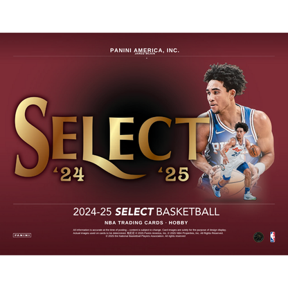 2024/25 Panini Select Basketball Hobby 12 Box Case