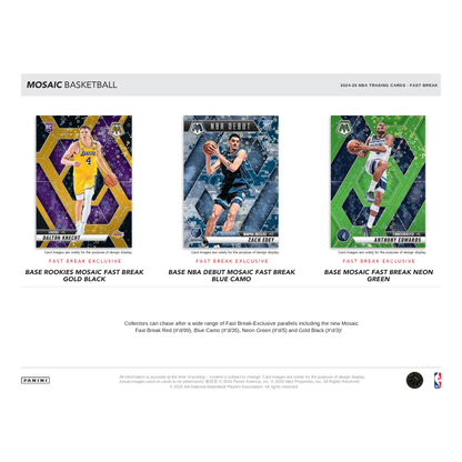 2024/25 Panini Mosaic Basketball Fast Break Box