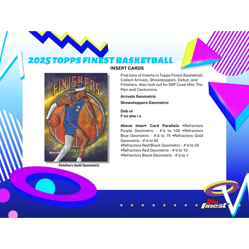2024/25 Topps Finest Basketball Breaker's Delight Box