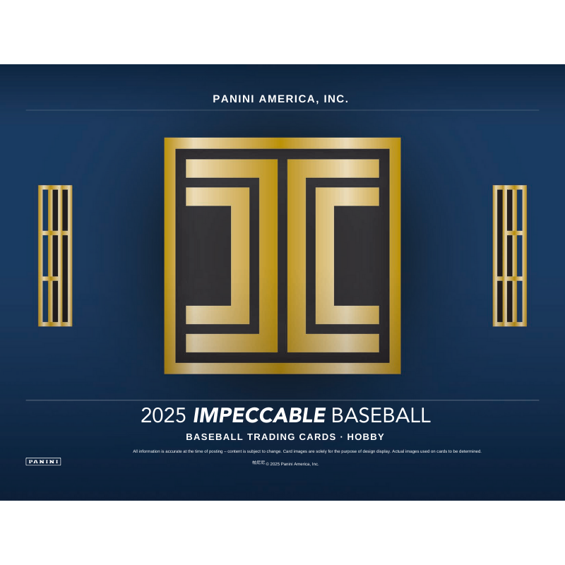 2025 Panini Impeccable Baseball Hobby Box
