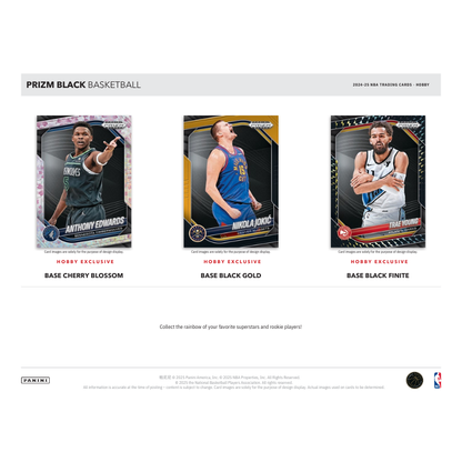2024/25 Panini Prizm Black Basketball Hobby Box