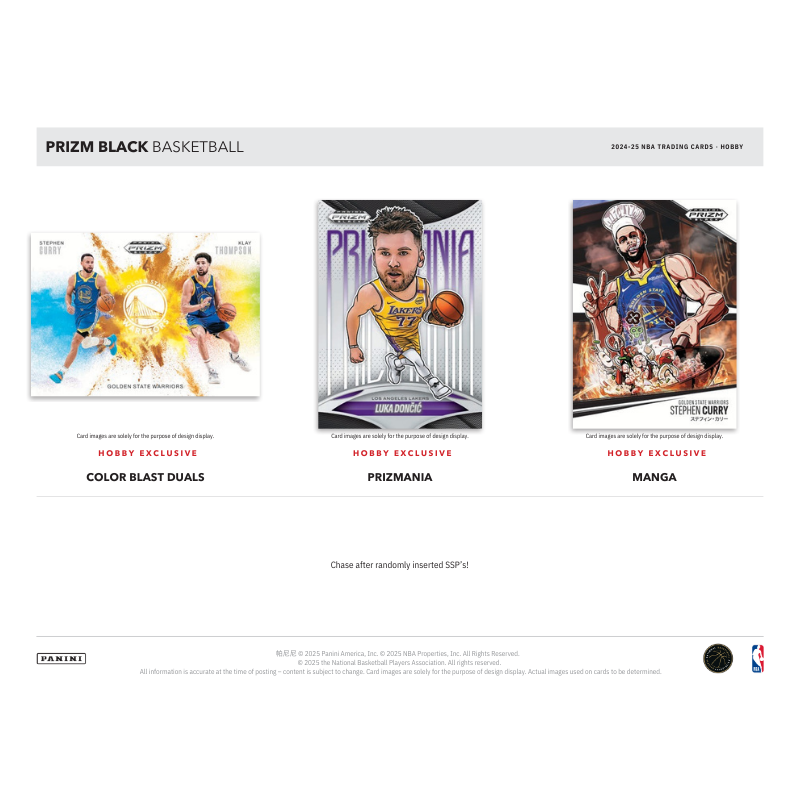 2024/25 Panini Prizm Black Basketball Hobby Box